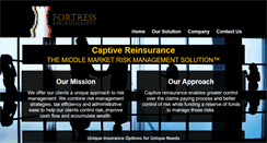 Desktop Screenshot of fortressrisk.com